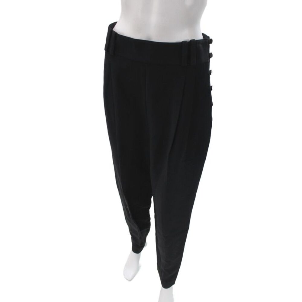 3.1 Phillip Lim Womens Dress Pants Black Solid Button Size 6 - Picture 1 of 6